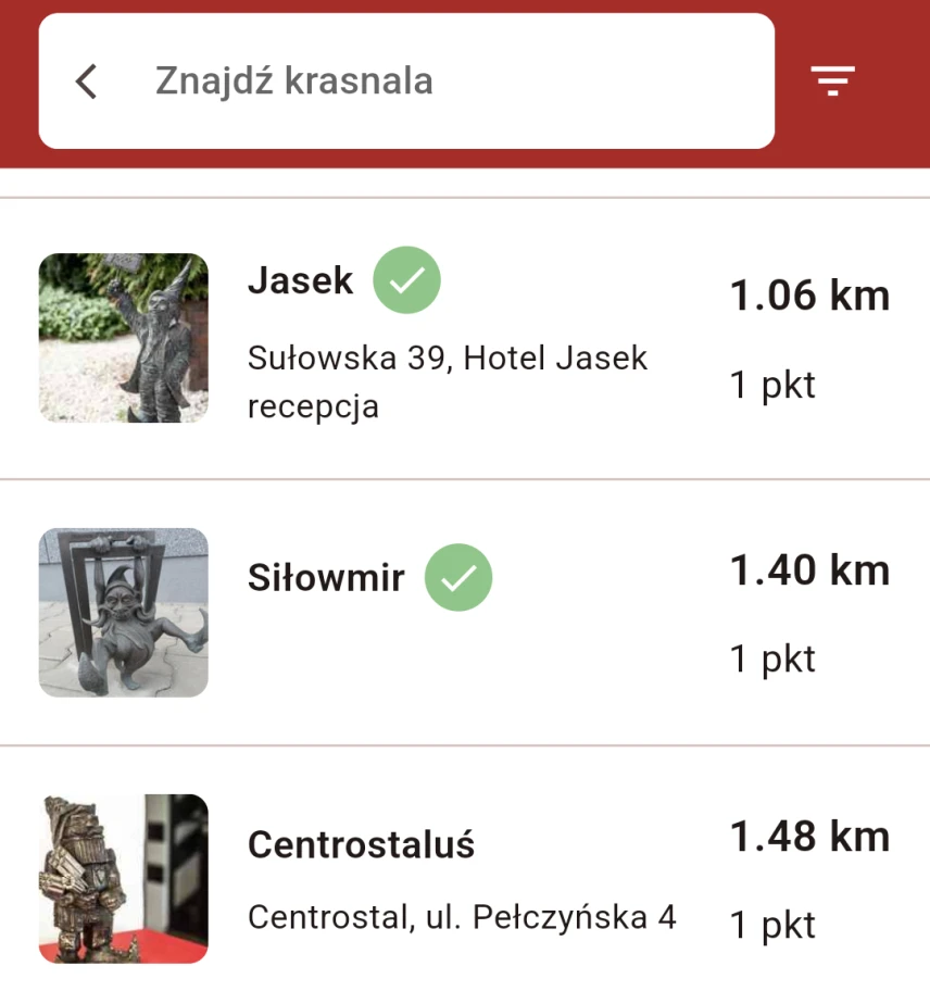 Najbliższe krasnale