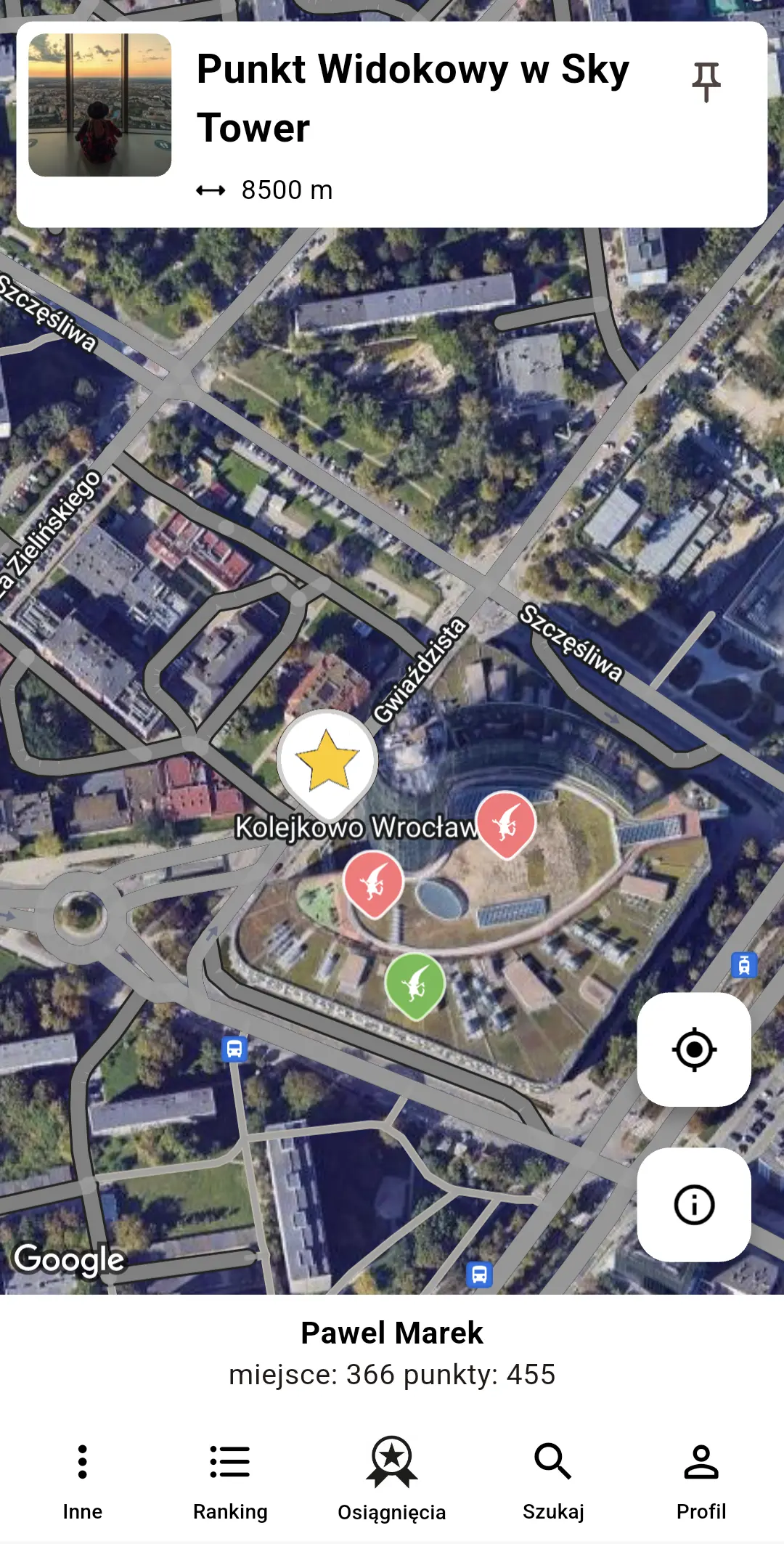 Podgląd atrakcji turystycznej